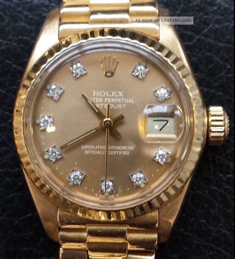 rolex damenuhr gebraucht|damen rolex mit diamanten.